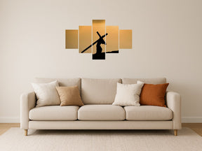 Quadro Mosaico Religioso Jesus — Decoração de Fé e Inspiração para Seu Lar