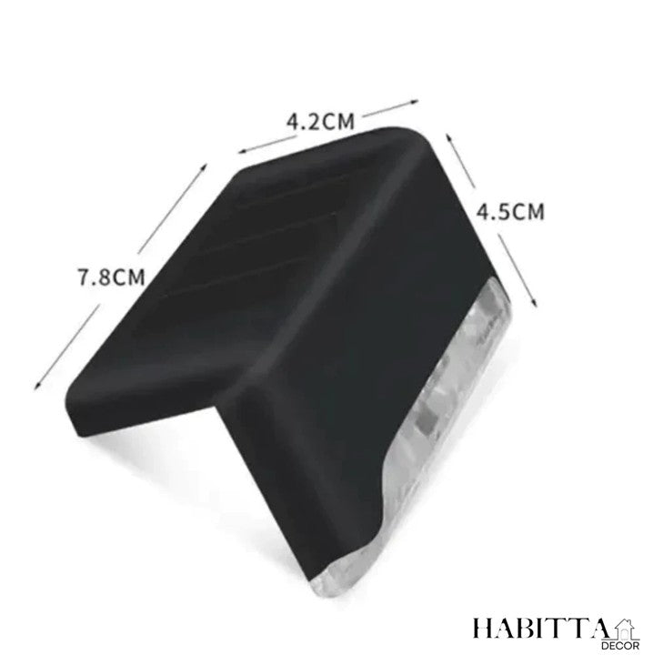 Kit Balizador de Escada - Luz de Sobrepor para Jardim Externo com Energia Solar
