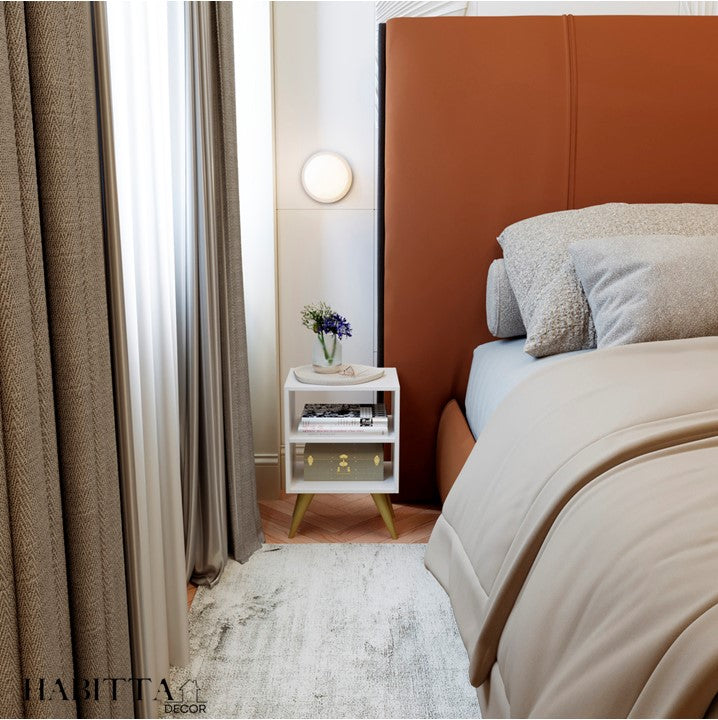 Mesa de Cabeceira Retro Palma