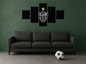 Quadro Mosaico de Times de Futebol (para torcedores apaixonados)