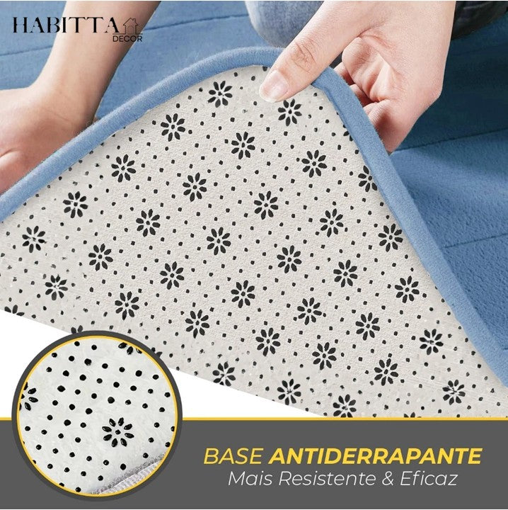 Tapete Absorvente para Banheiro Antiderrapante