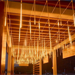 Cascata em LED para Natal e festas com 8 tubos - Bivolt