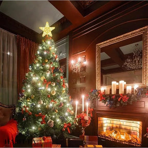 Estrela LED Topo de Árvore 23cm