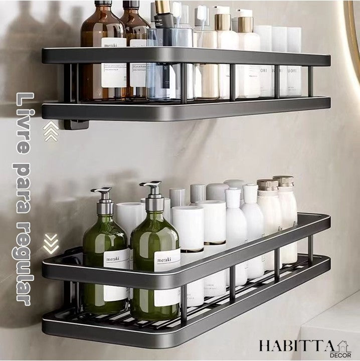 Suporte de Shampoo e Sabonete Premium - Sem Furo