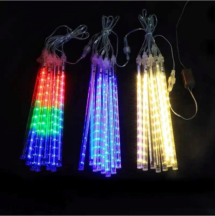 Cascata em LED para Natal e festas com 8 tubos - Bivolt