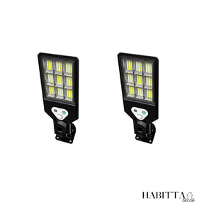 Refletor LED solar com sensor de movimento - IlumiMax