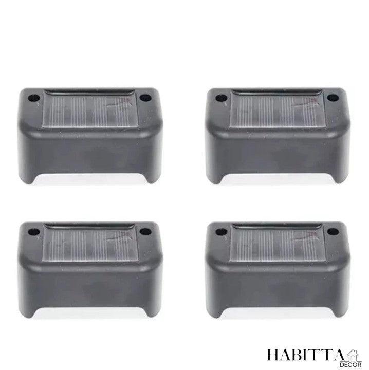 Kit Balizador de Escada - Luz de Sobrepor para Jardim Externo com Energia Solar