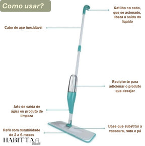 Mop Spray com Reservatório