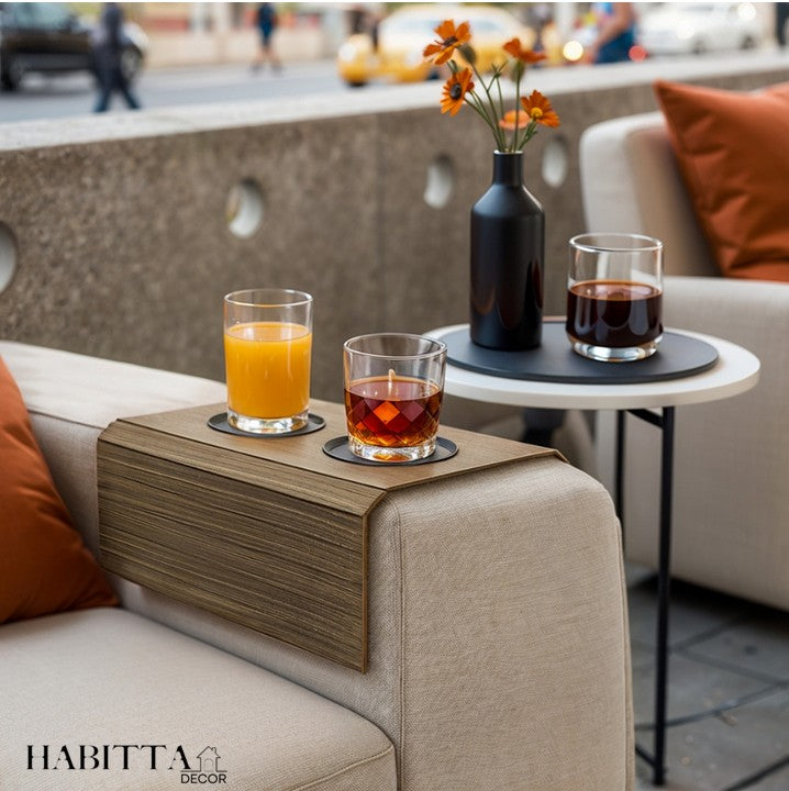 Esteira Suporte Porta Copos e Controle para Sofá