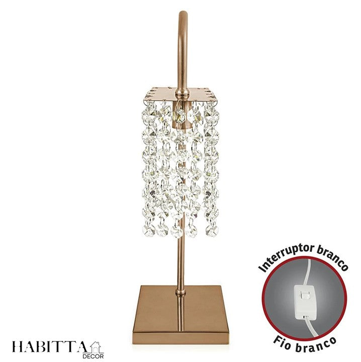 Abajur ClearCrillic Quadrado