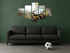 Quadro Mosaico de Times de Futebol (para torcedores apaixonados)