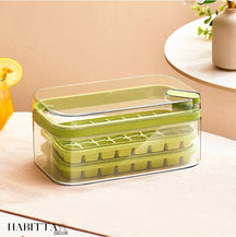 Bandeja Dupla de Cubos de Gelo com Tampa