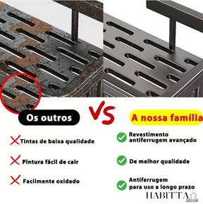 Suporte de Shampoo e Sabonete Premium - Sem Furo