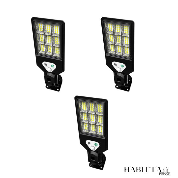 Refletor LED solar com sensor de movimento - IlumiMax