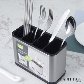 Porta Talher Inox de Pia