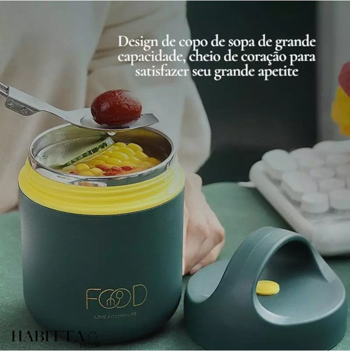 Lancheira de aço inoxidável 304