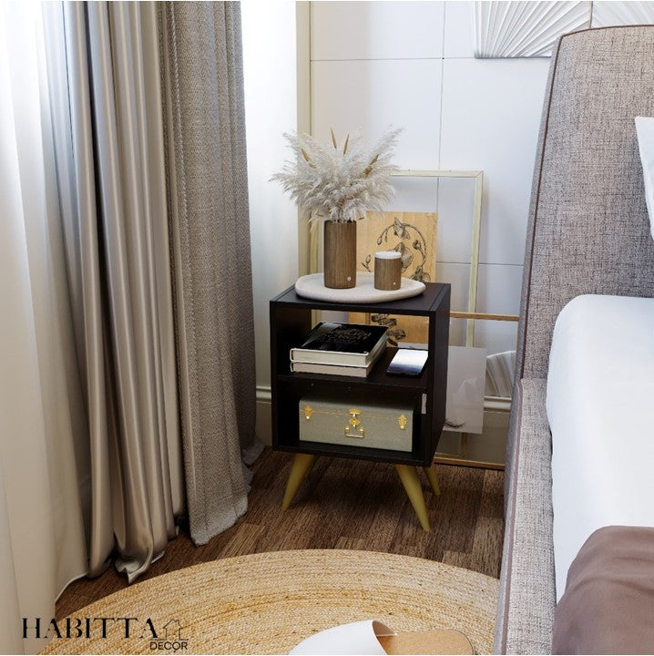 Mesa de Cabeceira Retro Palma