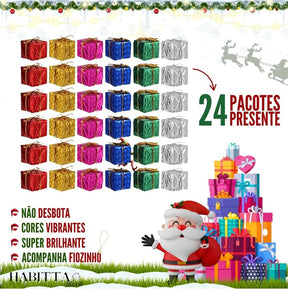 Kit Completo com Árvore de Natal Decorada