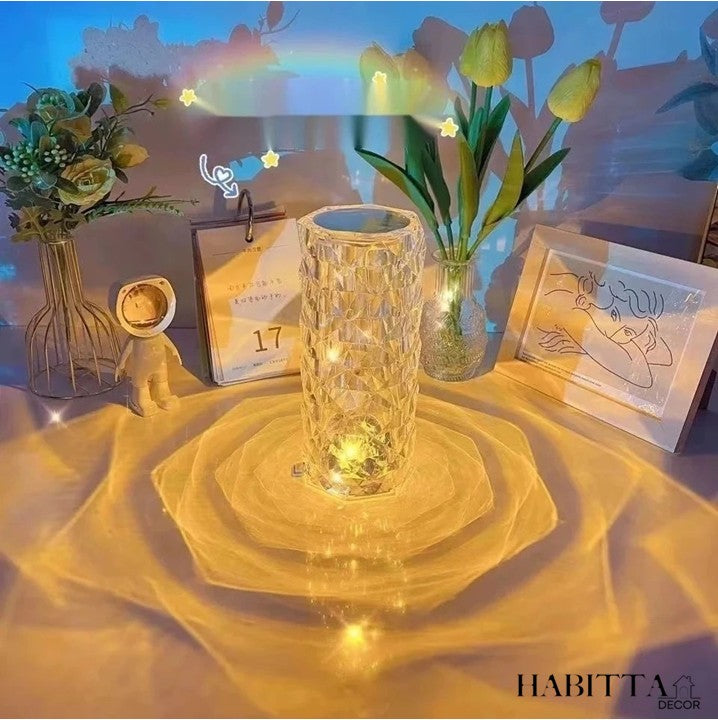 Luminária de Cristal em LED 16 Cores Projetor