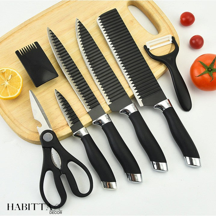 Kit Facas de Cozinha e Churrasco