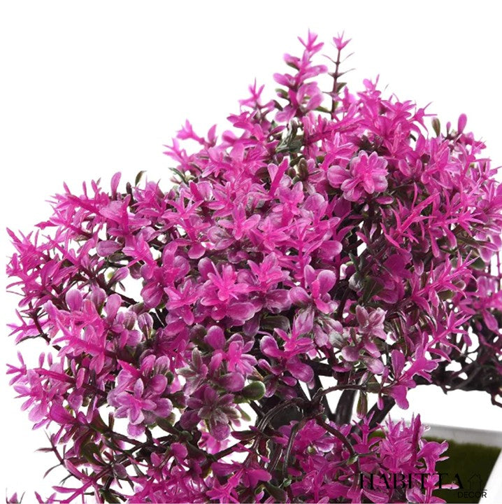 Planta artificial bonsai 25cm realista para decoração