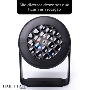 Projetor LED Natal Laser Jardim Desenhos Natalinos