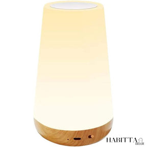 Luminária de Mesa LED RGB com Controle - 13 Cores