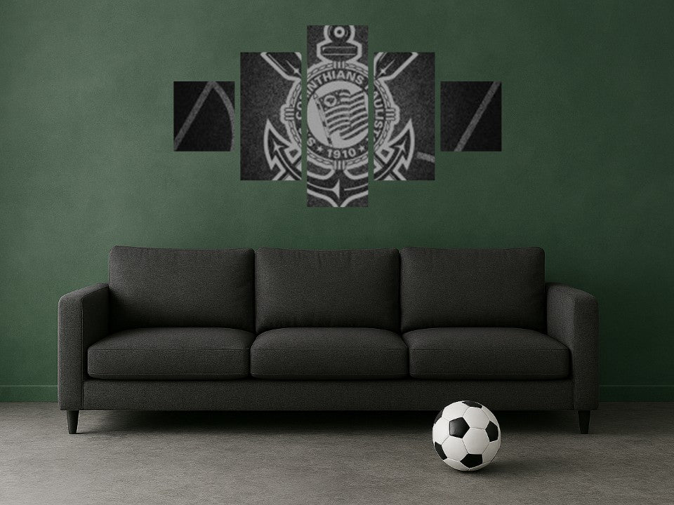 Quadro Mosaico de Times de Futebol (para torcedores apaixonados)