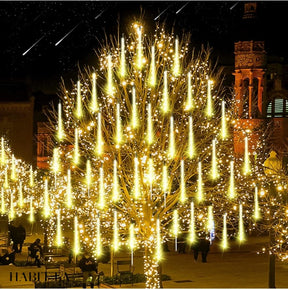 Cascata em LED para Natal e festas com 8 tubos - Bivolt