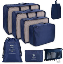 Kit 8 Bolsas Organizadoras a Prova D'água Para Viagem