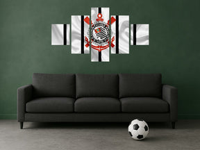 Quadro Mosaico de Times de Futebol (para torcedores apaixonados)