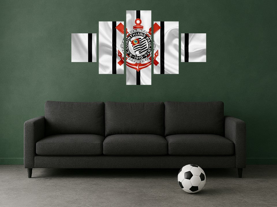 Quadro Mosaico de Times de Futebol (para torcedores apaixonados)