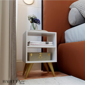 Mesa de Cabeceira Retro Palma