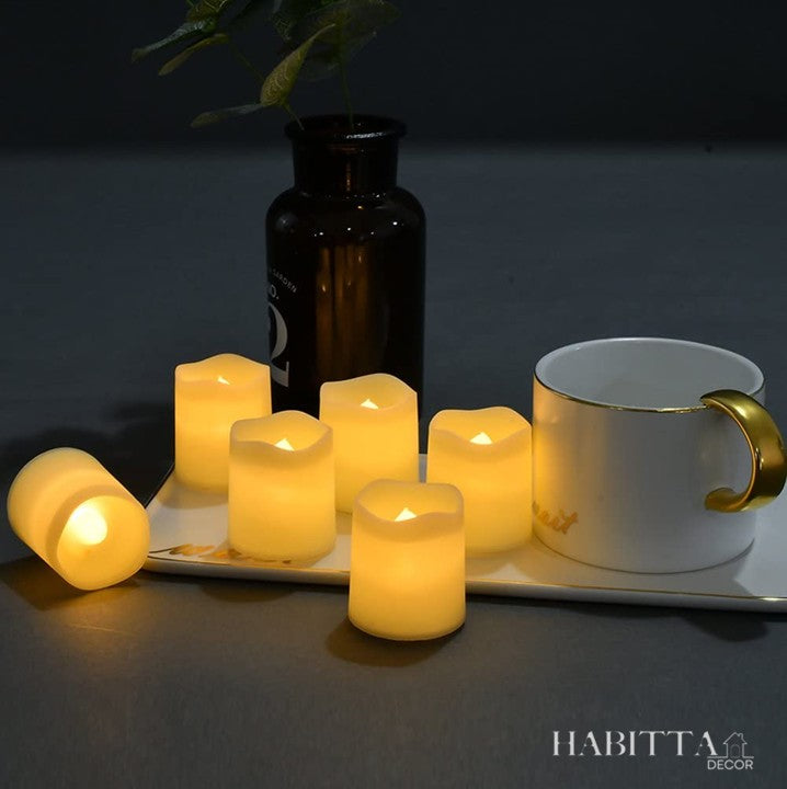 Vela de LED Decorativa 24 Peças