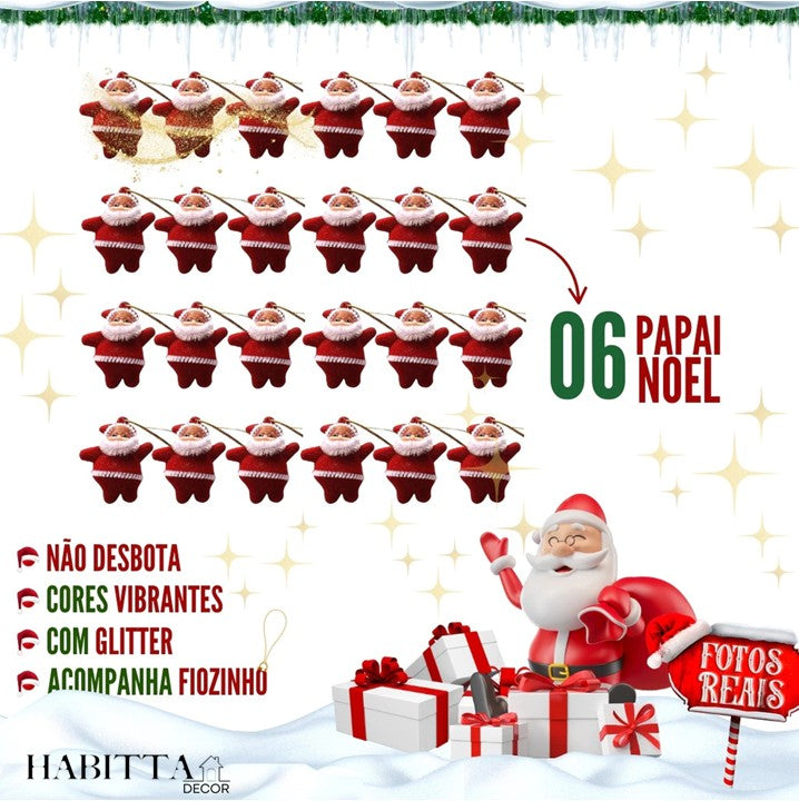 Kit Completo com Árvore de Natal Decorada