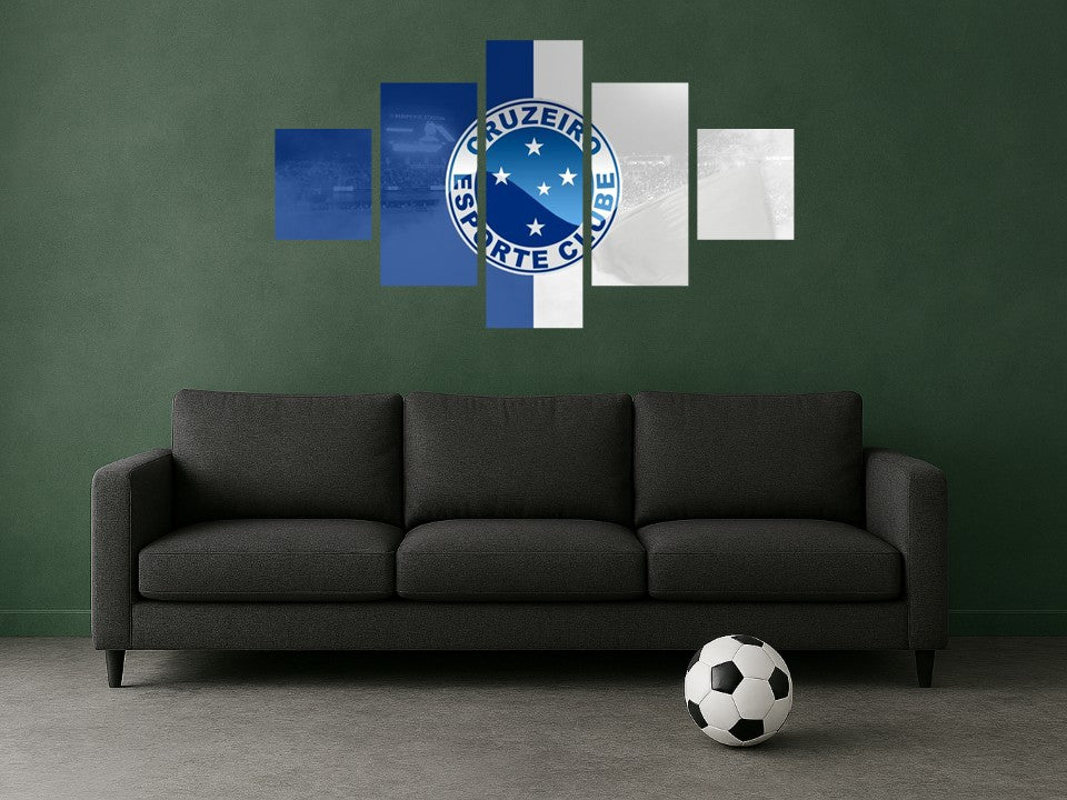 Quadro Mosaico de Times de Futebol (para torcedores apaixonados)