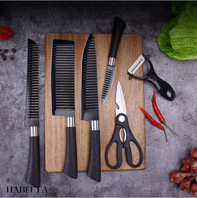 Kit Facas de Cozinha e Churrasco