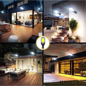 Refletor LED solar com sensor de movimento - IlumiMax