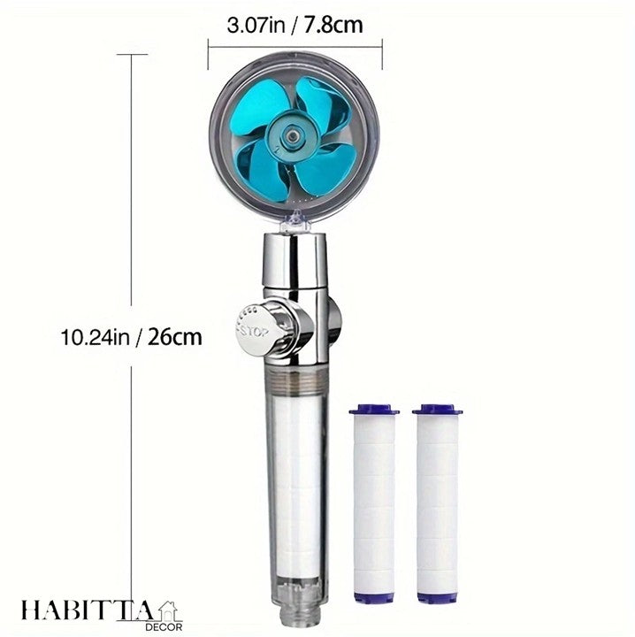 Chuveiro Hélice Cabeça de Alta Pressão