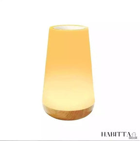 Luminária de Mesa LED RGB com Controle - 13 Cores