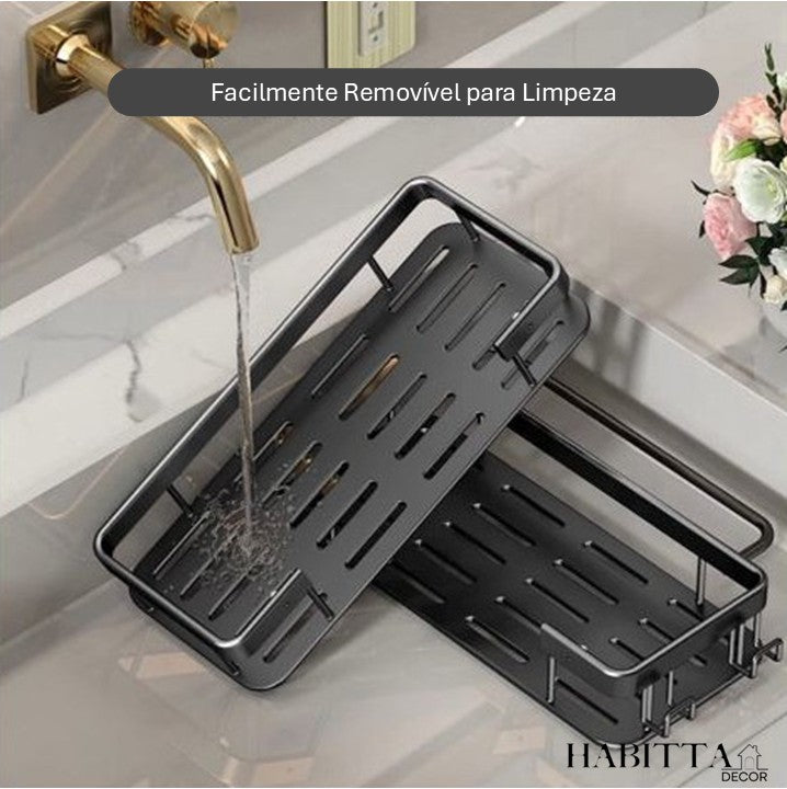 Suporte de Shampoo e Sabonete Premium - Sem Furo