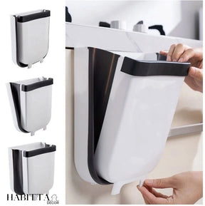 Lixeira Retrátil Multiuso com Suporte Para Saco de Lixo