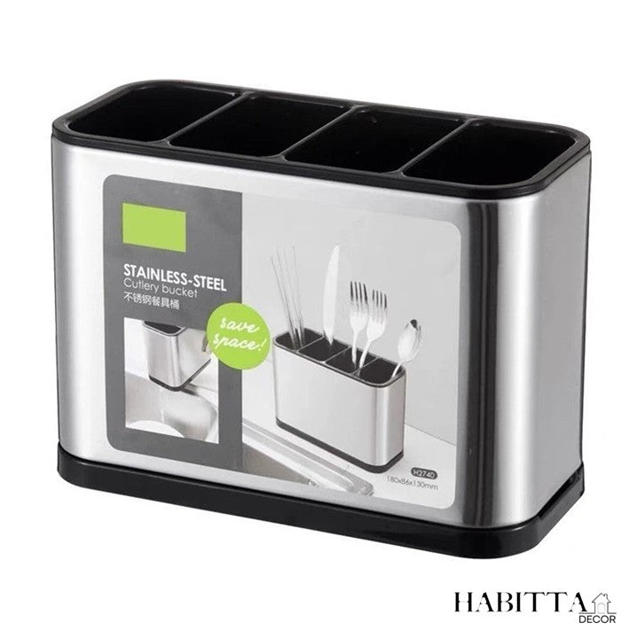 Porta Talher Inox de Pia