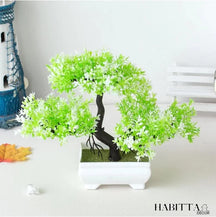 Planta artificial bonsai 25cm realista para decoração