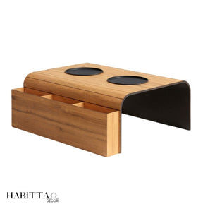 Esteira Suporte Porta Copos e Controle para Sofá