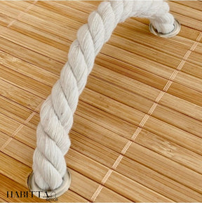 Cesto de Roupa Suja Bambu Dobrável 60cm