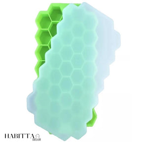 Forma De Gelo 37 Cavidades Formato Favo Mel