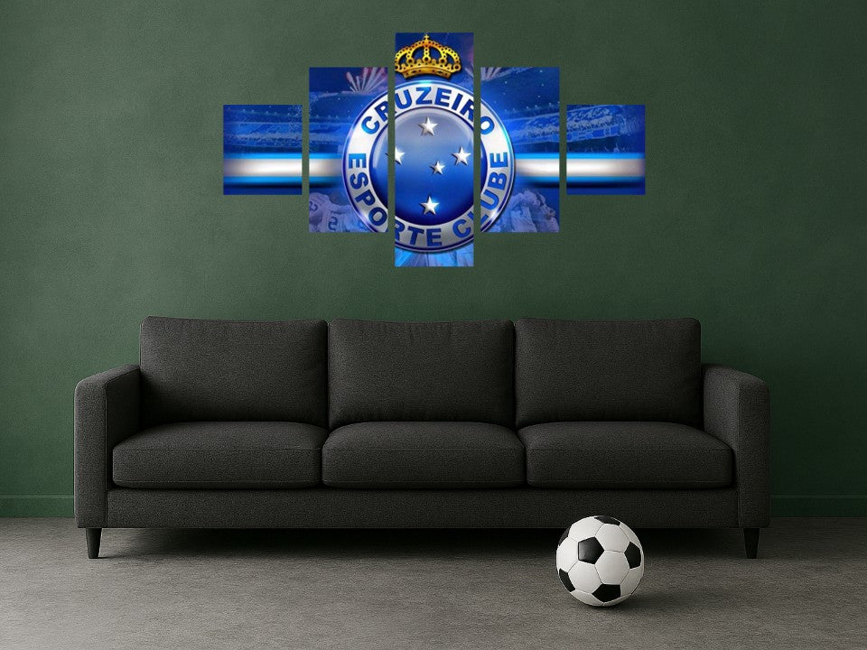 Quadro Mosaico de Times de Futebol (para torcedores apaixonados)