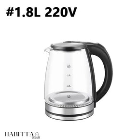 Chaleira Elétrica Jarra 1.8L Vidro