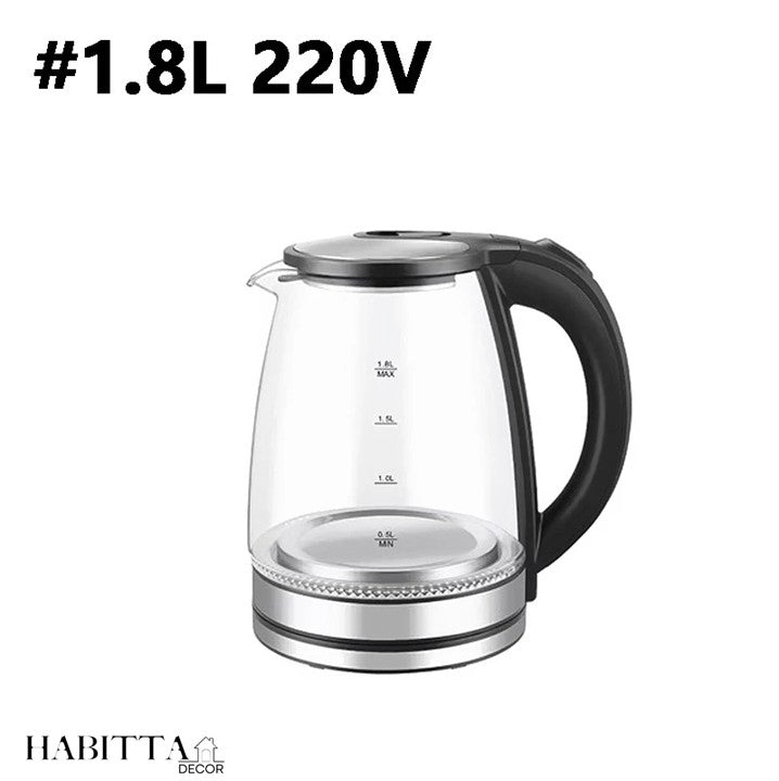 Chaleira Elétrica Jarra 1.8L Vidro